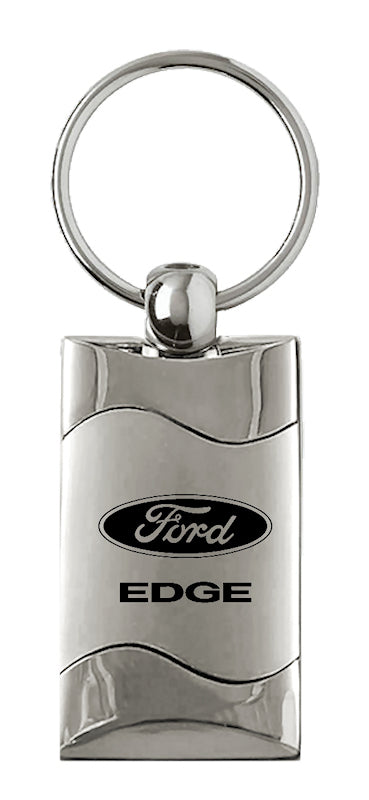 Ford Edge Rectangular Wave Key Fob - Silver