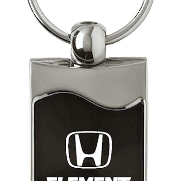 Honda Element Rectangular Wave Key Fob - Black