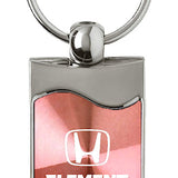 Honda Element Rectangular Wave Key Fob - Pink