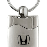 Honda Element Rectangular Wave Key Fob - Silver