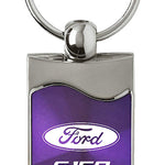 Ford F-150 Rectangular Wave Key Fob - Purple