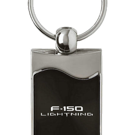 Ford F-150 Lightning Rectangular Wave Key Fob - Black