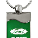 Ford F-350 Rectangular Wave Key Fob - Green