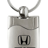 Honda Fit Rectangular Wave Key Fob - Silver