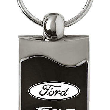 Ford Focus Rectangular Wave Key Fob - Black