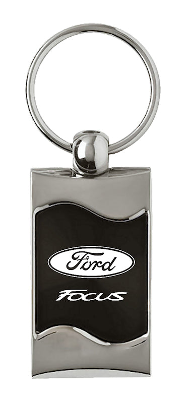 Ford Focus Rectangular Wave Key Fob - Black