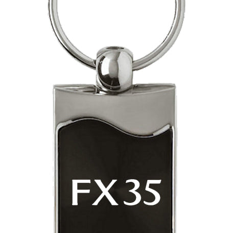 Infiniti FX35 Rectangular Wave Key Fob - Black