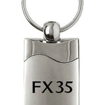 Infiniti FX35 Rectangular Wave Key Fob - Silver