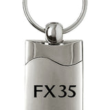 Infiniti FX35 Rectangular Wave Key Fob - Silver