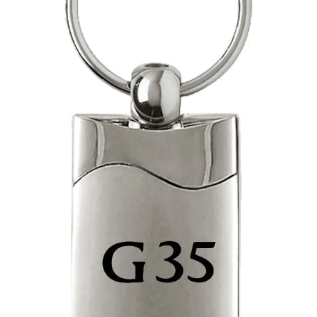 Infiniti G35 Rectangular Wave Key Fob - Silver