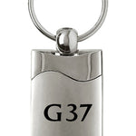 Infiniti G37 Rectangular Wave Key Fob - Silver