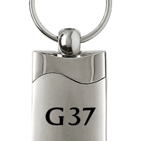 Infiniti G37 Rectangular Wave Key Fob - Silver