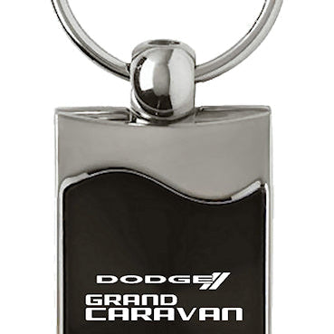 Dodge Grand Caravan Rectangular Wave Key Fob - Black