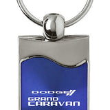 Dodge Grand Caravan Rectangular Wave Key Fob - Blue