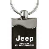 Jeep Grand Cherokee Rectangular Wave Key Fob - Black