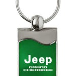 Jeep Grand Cherokee Rectangular Wave Key Fob - Green