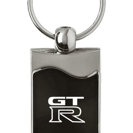 Nissan GTR Rectangular Wave Key Fob - Black