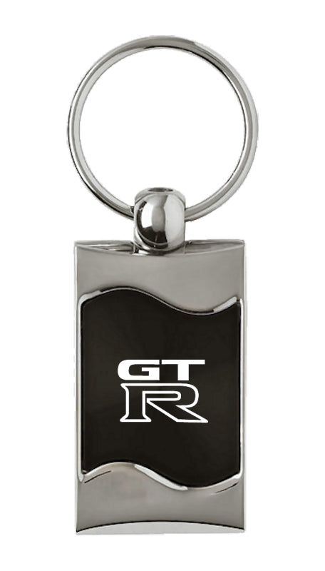 Nissan GTR Rectangular Wave Key Fob - Black