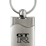 Nissan GTR Rectangular Wave Key Fob - Silver
