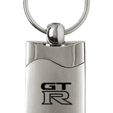 Nissan GTR Rectangular Wave Key Fob - Silver