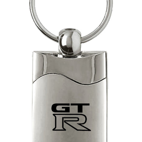 Nissan GTR Rectangular Wave Key Fob - Silver