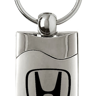 Honda (H Only) Rectangular Wave Key Fob - Silver