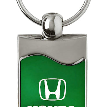 Honda Rectangular Wave Key Fob - Green