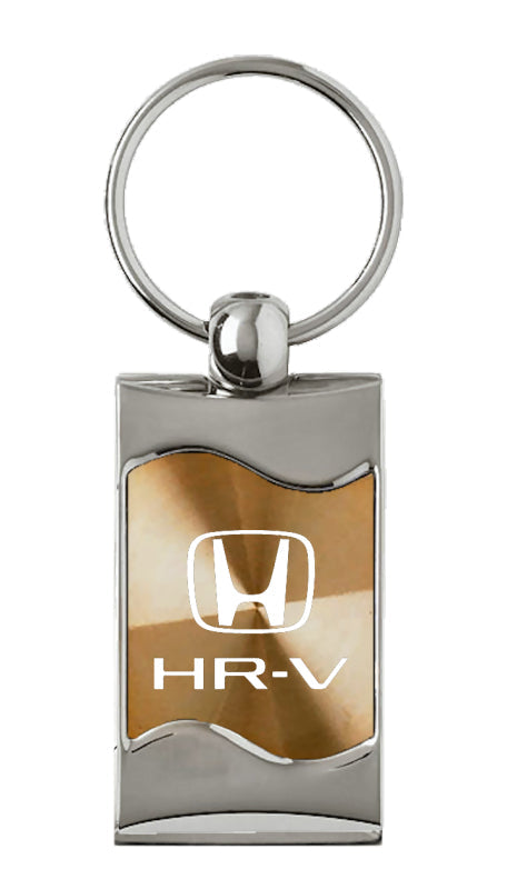 Honda HR-V Rectangular Wave Key Fob - Gold