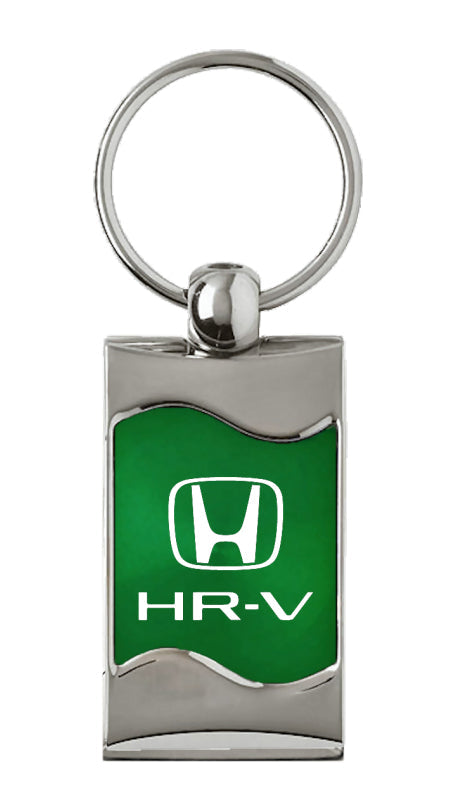 Honda HR-V Rectangular Wave Key Fob - Green