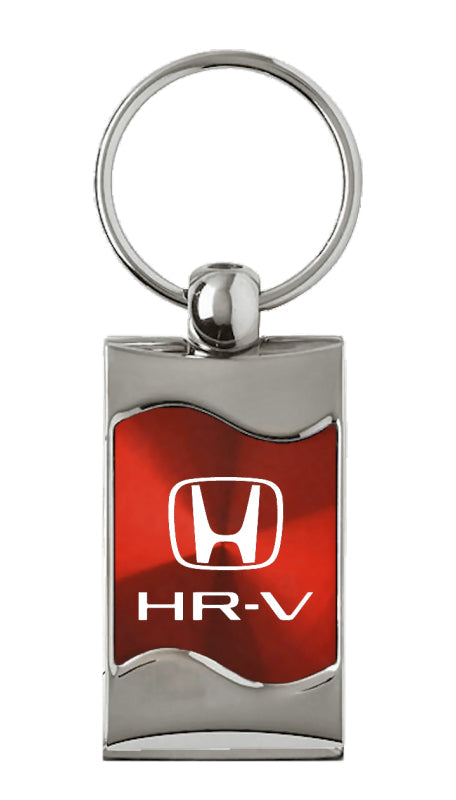 Honda HR-V Rectangular Wave Key Fob - Red