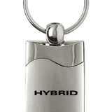 Novelty Hybrid Rectangular Wave Key Fob - Silver