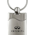 Infiniti Rectangular Wave Key Fob - Silver