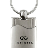 Infiniti Rectangular Wave Key Fob - Silver