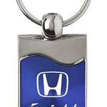 Honda Insight Rectangular Wave Key Fob - Blue