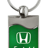 Honda Insight Rectangular Wave Key Fob - Green