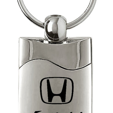 Honda Insight Rectangular Wave Key Fob - Silver