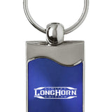 Ram Longhorn Limited Edition Rectangular Wave Key Fob - Blue