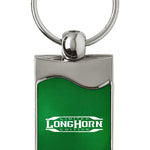 Ram Longhorn Limited Edition Rectangular Wave Key Fob - Green