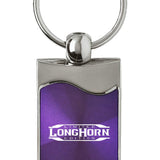 Ram Longhorn Limited Edition Rectangular Wave Key Fob - Purple