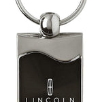 Lincoln Rectangular Wave Key Fob - Black