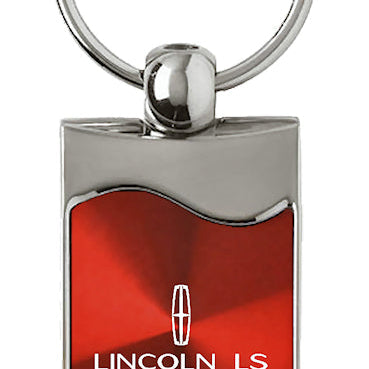 Lincoln LS Rectangular Wave Key Fob - Red