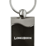 Ram Longhorn Rectangular Wave Key Fob - Black