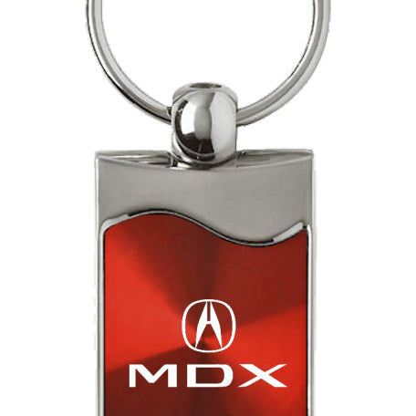 Acura MDX Rectangular Wave Key Fob - Red