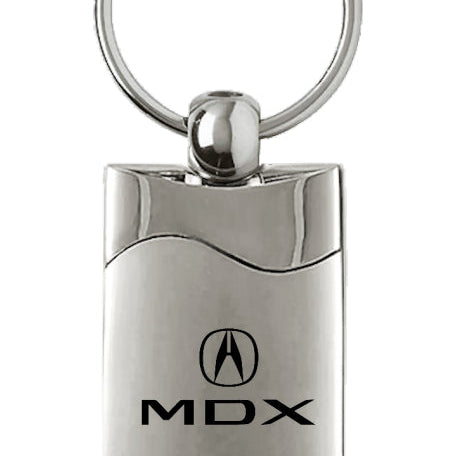 Acura MDX Rectangular Wave Key Fob - Silver