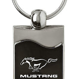 Mustang GT Rectangular Wave Key Fob - Black