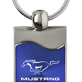 Mustang GT Rectangular Wave Key Fob - Blue