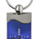 Lincoln MKS Rectangular Wave Key Fob - Blue