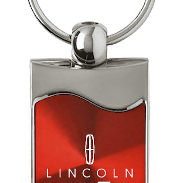 Lincoln MKZ Rectangular Wave Key Fob - Red