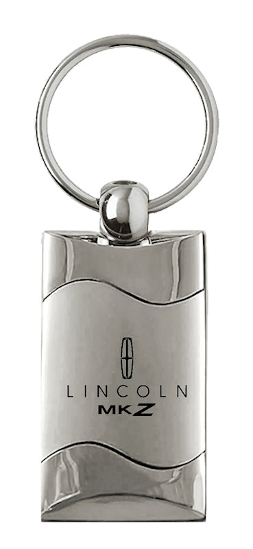 Lincoln MKZ Rectangular Wave Key Fob - Silver