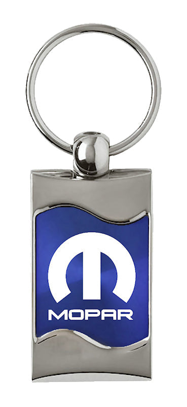 Mopar Rectangular Wave Key Fob - Blue